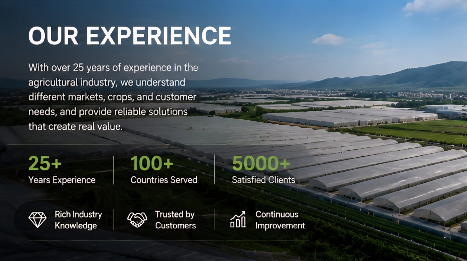 Built Around Agricultural Applications